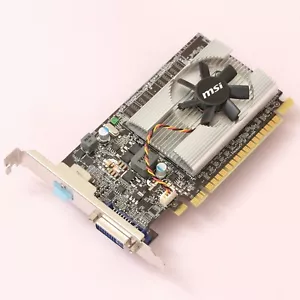 MSI NVIDIA GeForce 210 PCI-E X16 Video Card 512MB DDR2 HDMI / DVI - Picture 1 of 4