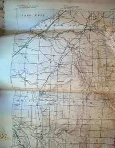 Eden Quadrangle New York State US Geological Survey Map 1923 - Picture 1 of 3