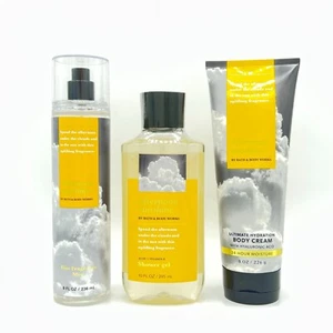 Paquete de 3 piezas de niebla, gel de ducha y crema corporal Bath & Body Works para la tarde - Imagen 1 de 3