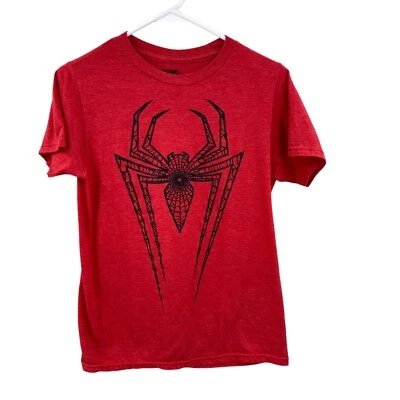 Camiseta Marvel Spiderman Roja Gráfica Juvenil Grande Manga Corta Cuello Redondo Algodón Foto 1 de 4