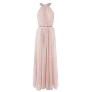 VESTIDO MAXI MUJER COSTA JULIETTE RUBOR ROSA NUEVO TALLA 26 (REF 481) - Imagen 1 de 3