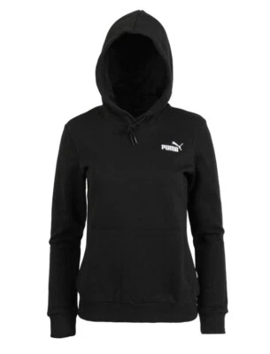 PUMA женщин толстовка с капюшоном черный размер маленький новый - Изображение 1 из 4