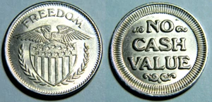 Freedom No Cash Value Token (02332) - Picture 1 of 3