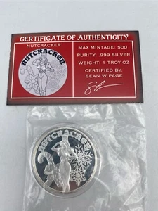 STL Mint Spicy Silver Nutcracker 1oz .999 Silbermedaille mit COA LTD 500 - Bild 1 von 5
