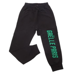 6713AC pantalone tuta bimba girl GAELLE black sweatpants kid - Picture 1 of 4
