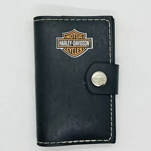 Harley-Davidson Men's Rubber Patch Wallet - Black - Picture 1 of 3