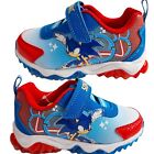SONIC Toddler Light Up Walking Sneakers Size 7,8,9 Blue Color Lightweight Shoes
