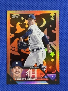 2023 Topps Update Garrett Hill Witch Hat Foil RC 1 SP #/5 Tigers SSP 🎃🔥⚾️💪