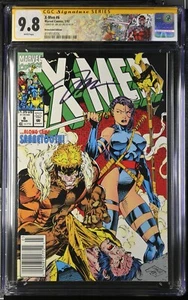 X-MEN #6 CGC 9.8 NEWSSTAND EDITION SIG SERIES JIM LEE SIGNED CUSTOM LABEL PSYLOC - Picture 1 of 2