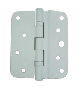 Composite Door Hinge 4 Inch 5 Knuckle  Butt Type Door Hinge in White - Picture 1 of 3