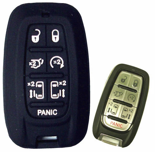 Cubierta de mando a distancia de goma con entrada sin llave Chrysler Pacifica 2025 2024 2023 2022 2019 Foto 1 de 1