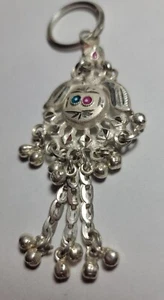 Estate Taxco Sterling Silver Key Chain Ch#11 - Picture 1 of 2