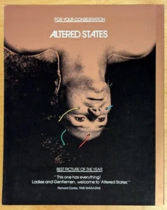 Altered States (1980) Original Warner 4-Panel 9"x12" FYC Promotional Card Flyer - Picture 1 of 3