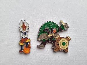 Official Pokemon Pins Rillaboom and Cinderace - Picture 1 of 2