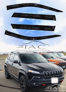 For JEEP Cherokee KL 14-23 Window Visor Vent Sun Shade Rain Guard Door Visor - Bild 1 von 7