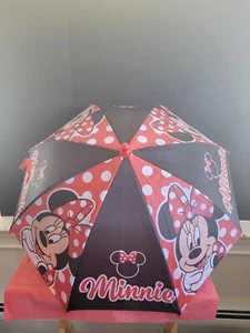 Minnie Mouse Umbrella Rain Sun Little Kids Children Girls Toddler Light Gift Toy - Picture 1 of 7