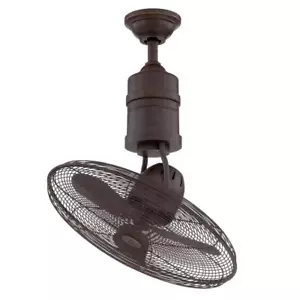 CRAFTMADE Ceiling Fan 21" Indoor/Outdoor Aged Bronze Textured W/ Remote Control - Picture 1 of 2