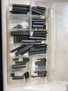 Slotted Metric Spring Pins in Various Lengths | Steel Split Expansion Pin - Picture 1 of 1