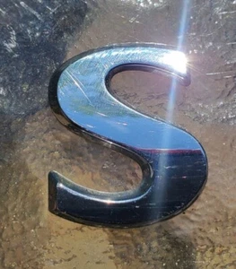 Jaguar S-type Emblem Symbol Sign Badge Logo Insignia Genuine Factory Letter "S" - Picture 1 of 3