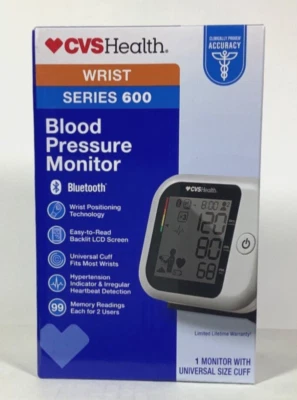 CVS Blood Pressure Monitor wrist 600 5.3" - 8.5" - Image 1 of 4