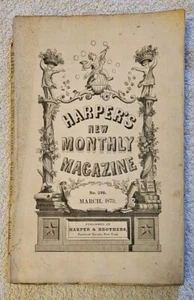 March 1875, Middle Ages, Harper's, Isle of Man, Jammu, Kashmir, David Livingston - Picture 1 of 9