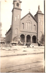St. Anne Catholic Church in Berlin New Hampshire NH 1910s RPPC Postcard Photo - Picture 1 of 2
