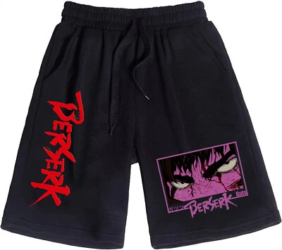Sword Printed Shorts Casual Anime Legendary Sports - Image 1 of 4