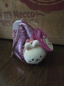 NEW Anirollz Plush Stuffie Toy Kisses Bunniroll in Pink - Picture 1 of 5