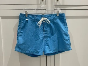 Baúl de baño corto Sundek Board para hombre azul claro arco iris playa surf talla 32 forro - Imagen 1 de 7