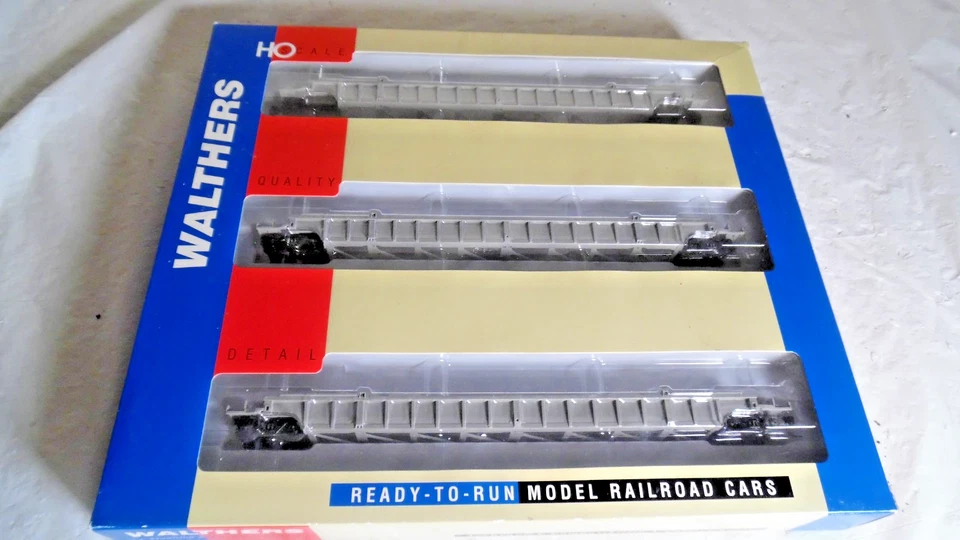Walthers 932-3940 NSC 3 Unit Ho 53 Well Car Set NIB - Image 1 of 3