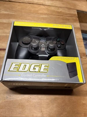 EDGE Pelican PL-6604 Wired Controller Gamepad for Sony Playstation 2 PS2 NEW - Image 1 of 4