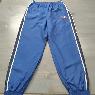 ATA World 武术成人运动裤男式大号蓝色海军蓝白色内衬标志 — 第 1/4 张图片