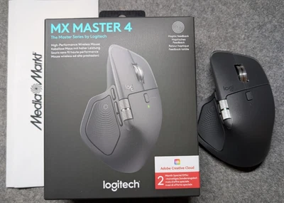 Logitech MX Master 4 Graphite Windows 3 Wochen alt mit OVP / Rechnung - Bild 1 von 3