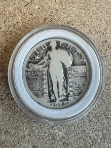 1929 Standing Liberty Quarter 25C Ungraded 90% Silver US Coin!! - Picture 1 of 6