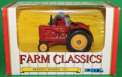 Tractor agrícola Ertl Farm Classics #1131 Massey Harris “55” escala 1/43 1803GX Foto 1 de 4