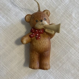 1979 Enesco Pigglets Bear With Horn Christmas Ornament EUC - Picture 1 of 3