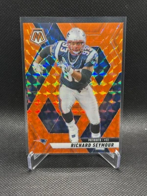 2025 Panini Mosaic - Richard Seymour Mosaic Orange /199 #171 Patriots - Image 1 of 2