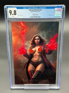 Deviant Nation #nn CGC 9.8 (2024) Scarlet Red Witch Edition B TOPLESS - LTD 100 - Imagen 1 de 2