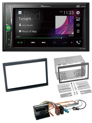 Pioneer 2DIN MP3 DAB USB Bluetooth Autoradio für Peugeot 207 307 Expert Partner - Bild 1 von 4
