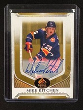 2020-21 SP Signature Edition Legends Gold Spectrum Foil Mike Kitchen #226 Auto