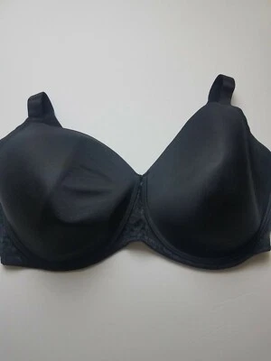 Sujetador camiseta con aros ribete de encaje cobertura completa elección cómoda negro talla 42DDD F191 Foto 1 de 3