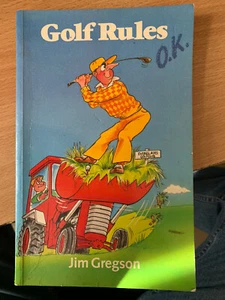 Vintage Buch GOLFREGELN (OK). von Jim Gregson (Comic Blick auf die Golfregeln) - Bild 1 von 6