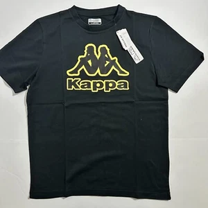 Kappa New T-Shirt Casual Italy Fashion Sport Soccer Football M L S Black - Picture 1 of 7