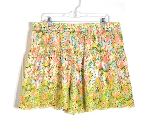 Pantalones Cortos Ivy Jane Talla L Ojales Palopeados Bordados Pierna Ancha Multicolor - Imagen 1 de 12