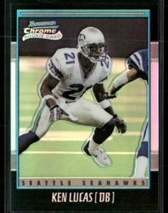 2001 Bowman Chrome Refractor #236 Ken Lucas RC Seahawks 1677/1999 - Picture 1 of 2