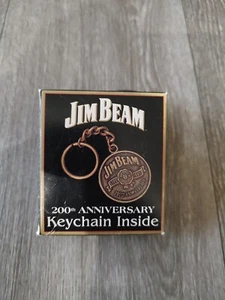 Llavero Jim Beam 200 Aniversario Color Bronce Vintage 1995 - Imagen 1 de 2