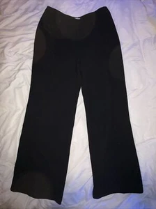 Vestido Liz Claiborne Pantalones Mujer’s M 14 Negro Completamente Forrado - Imagen 1 de 11