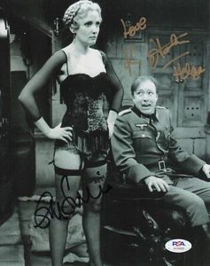 'ALLO 'ALLO : TERRIFIC PHOTO SIGNED BY KIM HARTMAN & GUY SINER PSA - Picture 1 of 4
