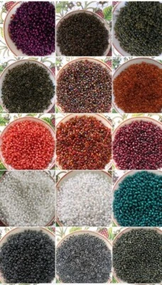 50g 8/0 3mm Seed Beads 40+ Colours UK Seller Free P/P - Image 1 of 2