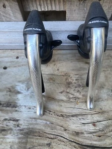 Vintage Campagnolo MIRAGE 2 x 8-Speed Ergopower Dual Control Road Brake Lever/Sh - Picture 1 of 5